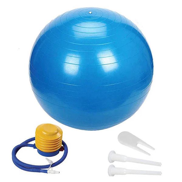 Sport Yoga Balls Balance Bola Pilates Fitness Ball con pompa AntiBurst Antiscivolo Palestra Esercizio Allenamento Body Building Massaggio 240112