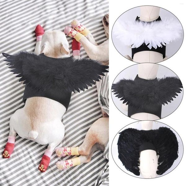 Cão vestuário cosplay asas halloween pet back decorações anjo modelagem gato transformando traje criativo vestir-se festival suprimentos