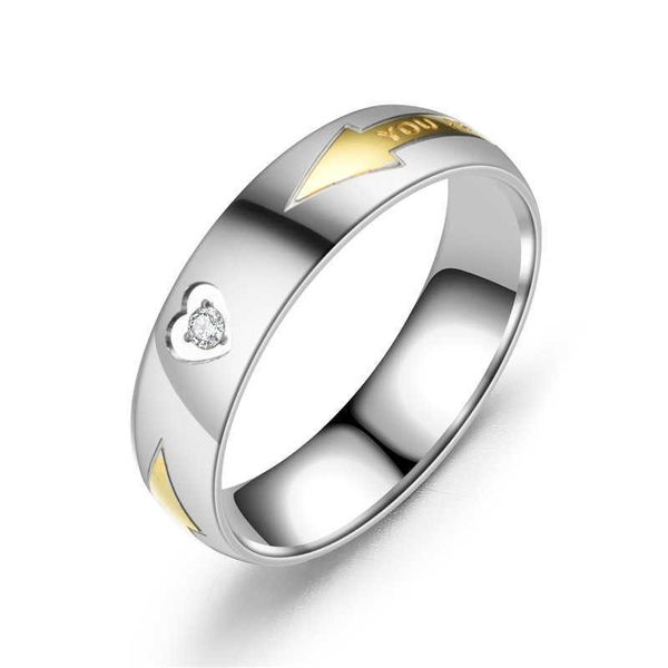 2024 New Age Schmuck Designer Bandringe Beliebter Edelstahl für Männer und Frauen Titanstahl Hochzeit Personalisierter Paarring