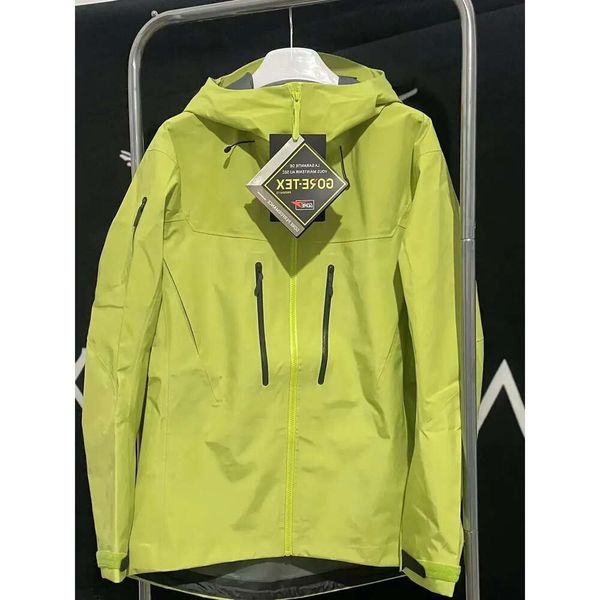 Arcterxs ARC-Jacke, dreilagige Outdoor-Reißverschlussjacken, wasserdichte warme Jacken für Sportler, Herren und Damen, Sv/Lt, Gore-Texpro, lässig, leicht, erweiterte Version