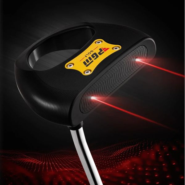 PGM Golf Profesyonel Putter Lazer Görüşü Erkek Kadın Golf Putter Kulübü Head Cover Paslanmaz Çelik Şaft Golf Puting AIDS 240112