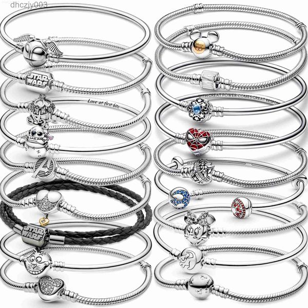 Das neue beliebte Charm-Armband aus 925er-Sterlingsilber eignet sich für die Herstellung von klassischem Damenschmuck und Modeaccessoires. Kostenlose Großhandelsfracht S6NN