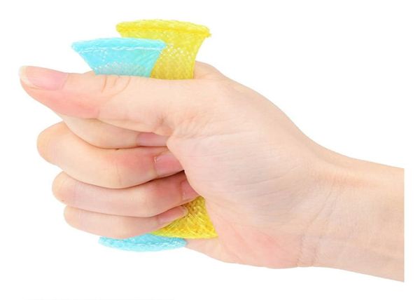 Marmor Mesh Toy Tube Murmeln und Meshs Finger Hand s ADHS ADD OCD Stress Relief Ball Druck Sensorische Autismus Angst Therapie Spielzeug DHL9400662