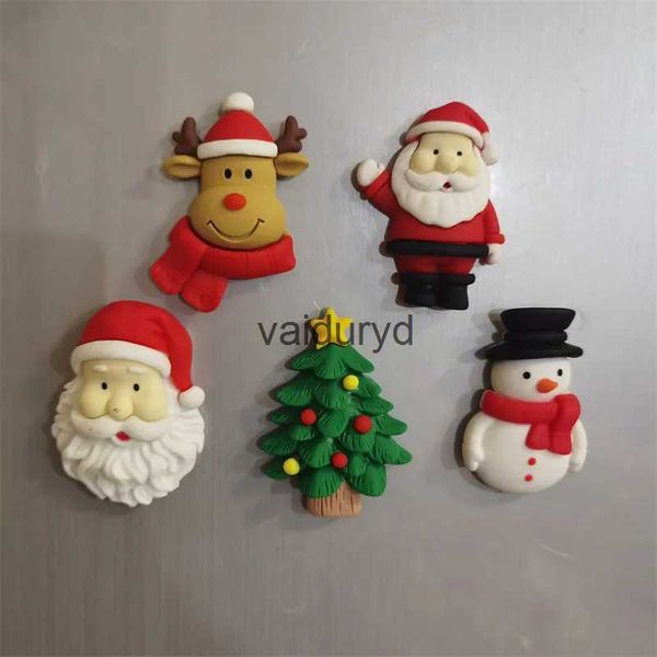 Buzdolabı Mıknatısları Yeni Noel Buzdolabı Mıknatıs Elk Noel Baba Kardan Adam Taş Mıknatıslar Blackboard Sticker Mesaj Panosu Ev Dekorasyon Vaiduryd