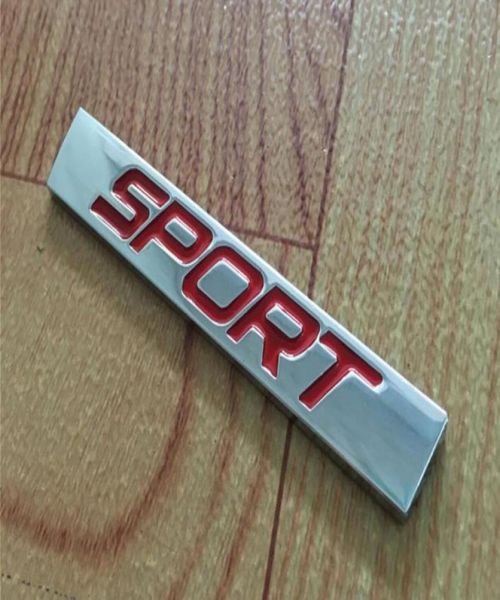 Chrome 3D Car Alloy Metal quotSportquot Auto Body Trunk Sticker Badge Emblem6916328