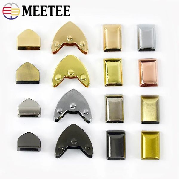 40 Stück Tasche Metall Reißverschluss Dekoration Endclips Schnallen Seil Kordel Stopper Schrauben Handtaschenriemen Schwanzverschluss DIY Hardware Zubehör 240112