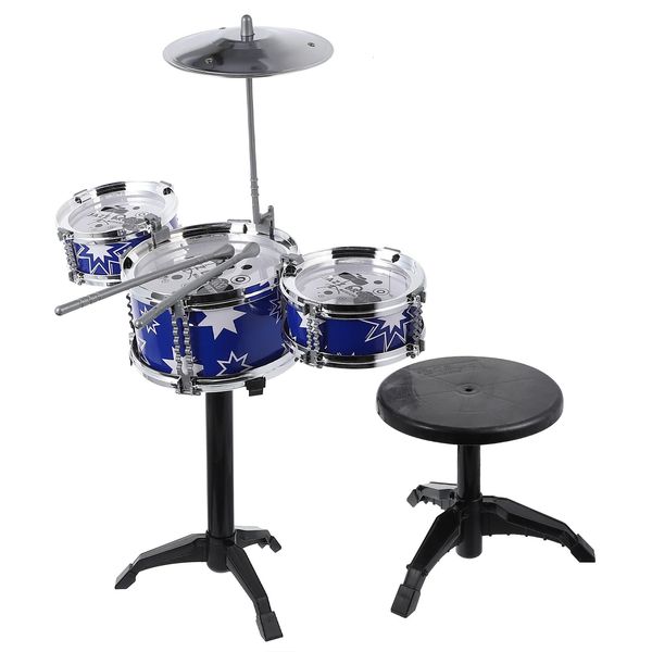 Tambor brinquedo crianças conjunto musical criança bebê kit instrumentos brinquedos educativos pré-escolar percussão mini batida conjuntos em miniatura desktop 240112