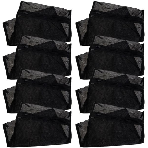 8 Stück schwarze Wäschesäcke für Dessous, Netztaschen, Waschmaschine, Sockenschutz, Polyester, für Reisen, Kleidungsstücke, Feinwäsche, 240112