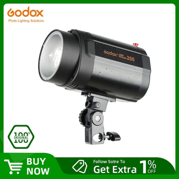 Çantalar godox 200w mini stüdyo flaş monolight fotoğraf foto stüdyosu strobe flaş ışık başı