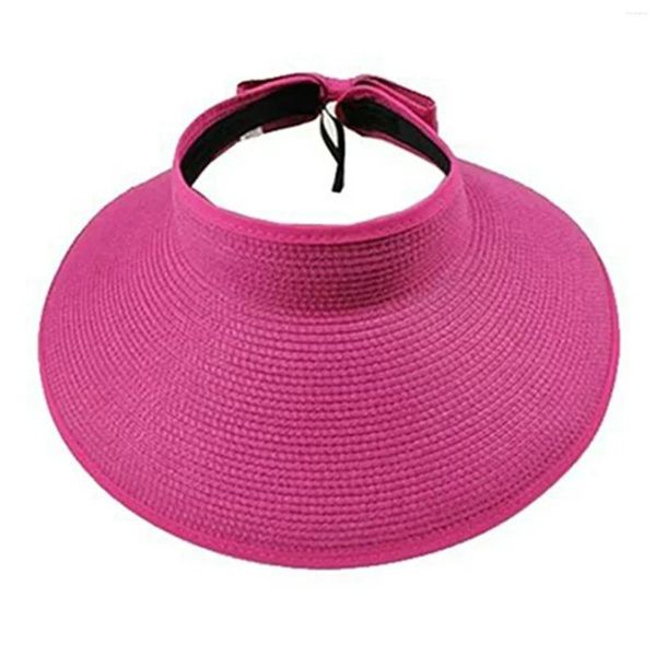 Cappelli a tesa larga da donna estate arrotolabile pieghevole cappello a cilindro vuoto protezione solare casquette sombreros de mujer spiaggia