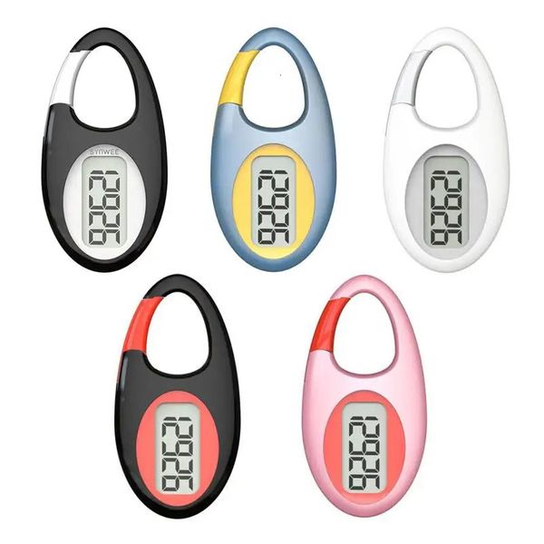 FITCENT Mini contapassi digitale sensore 3D contapassi con cordino per sport all'aria aperta corsa bambini uomini donne Walking Tracker 240112