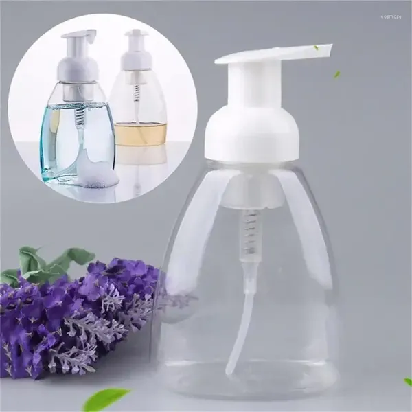 Dispensador de sabão líquido 1 peça 300ml bomba de espuma plástica garrafa de limpeza desinfetante para as mãos shampoo