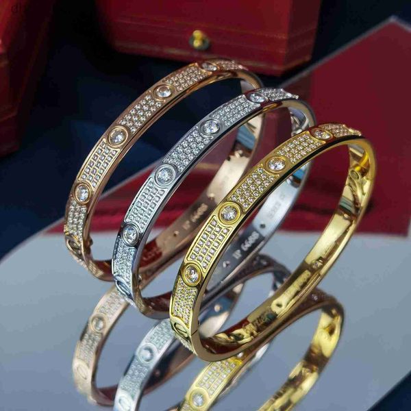 Braccialetti di design Braccialetti di lusso Coppia Regalo di compleanno San Valentino Fidanzata Gioielli Diamanti Cento HEAY