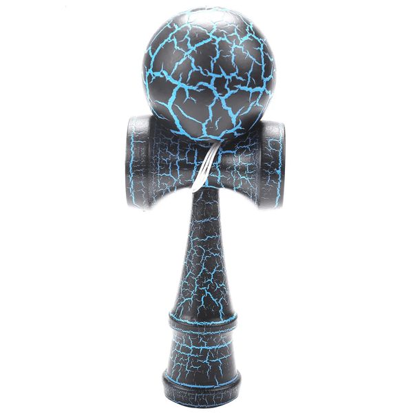 Brinquedo de madeira esportes ao ar livre kendama brinquedo bola crianças e adultos bola ao ar livre esportes crack faia madeira design colorido 240112