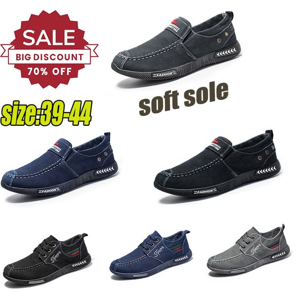 2024 Scarpe casual Scarpe da uomo firmate Sneaker Nero blu Grigio Materia Vintage Scarpe da ginnastica sportive all'aperto morbide e comode scarpe antiscivolo prezzo basso