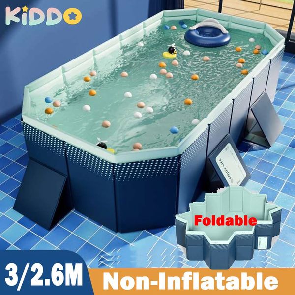 3m/2.6m/2.1m piscina grande resistente ao desgaste não inflável ao ar livre piscinas grandes verão ao ar livre jogo interno de volta às aulas presentes 240112