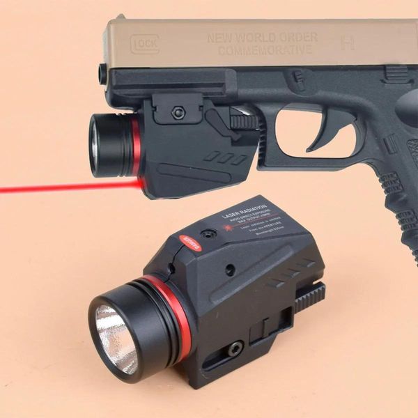 Zeiger Taktische Nylonwaffen Pistole Licht Rot Grün Punkt Laserpointer Für Airsoft Pistole Glock 17 19 22 CZ75 Fit 20mm Picatinny Schiene