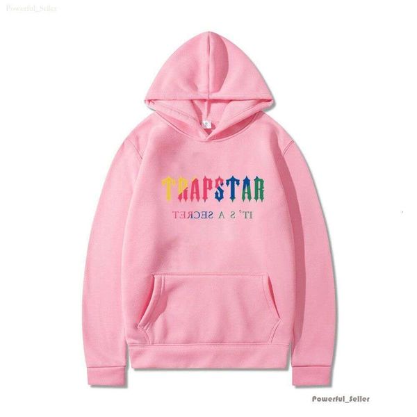 Trapstar Sportswear Roupas Masculinas Trapstar Agasalho Moletom Masculino Mulher Moda Terno Mangas Trapstar Casaco Moletom Com Capuz Masculino Algodão Branco Fox Hoodies 5738