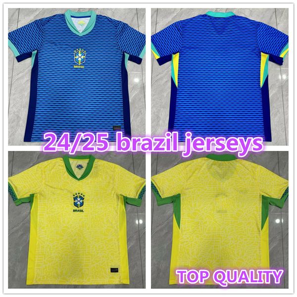 24 25 Brasil camisas de futebol 2024 2025 RIHARLISON PAQUETA PELE VINICIUS camisa de futebol maillots MARQUINHOS VINI JR ANTONY SILVA DANI ALVES camisa de futebol