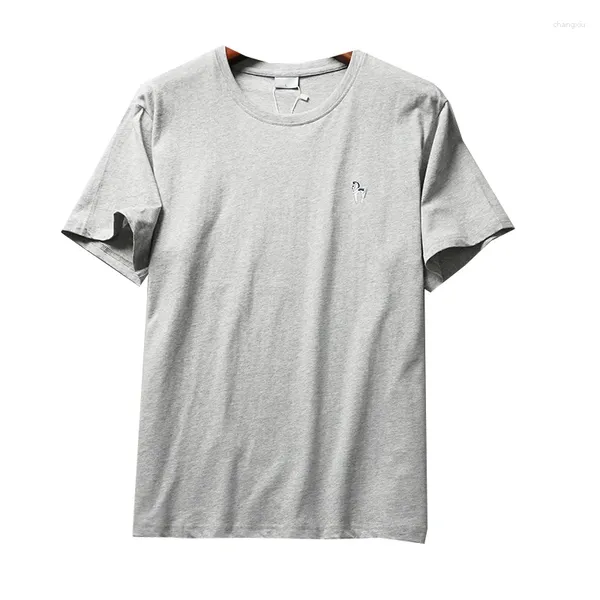 Мужские футболки, летняя тонкая футболка с вышивкой «десять тысяч игл», топ