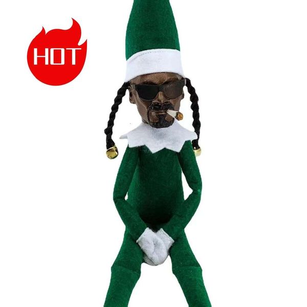 Giocattolo di peluche per bambini Regalo di Natale Snoop On A Stoop Amanti dell'hip hop Snooping transfrontaliero Piegato sopra i giocattoli decorativi per bambole in resina natalizia