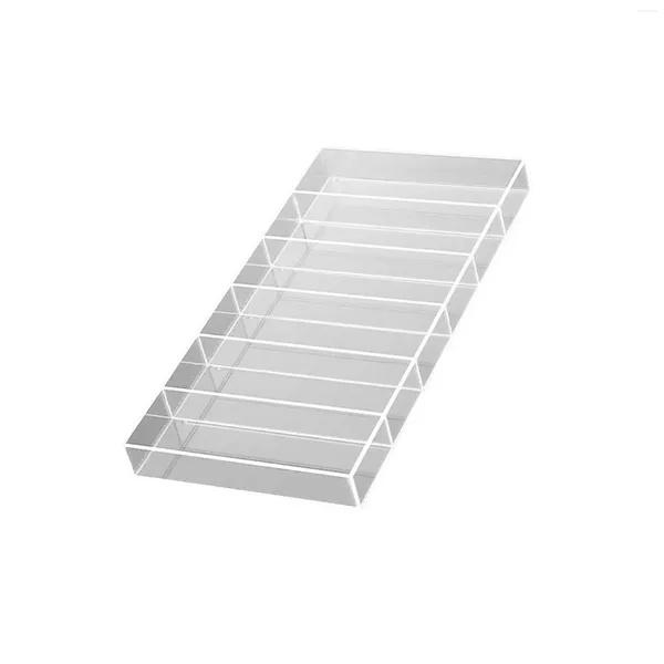 Aufbewahrungsboxen Acryl Brillen Organizer Display Tray Case 6 Slot für Schmuck Make-up