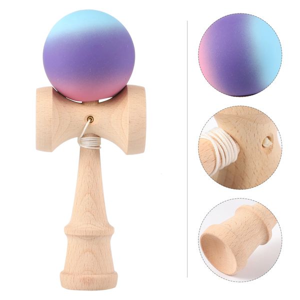 Bulmaca Toys Educational Toys Cups Çocuklar Ahşap Kendama Japon Oyuncak Pro Professional Kendama Aldult Kendall 240112