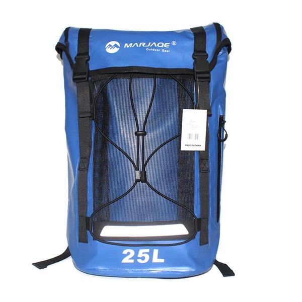 Borse 25L Trekking PVC Borsa impermeabile Borsa asciutta Campeggio esterna Nuoto Trekking Alla deriva Zaino da viaggio Oceano Pacchetto Uomo Donna 2020