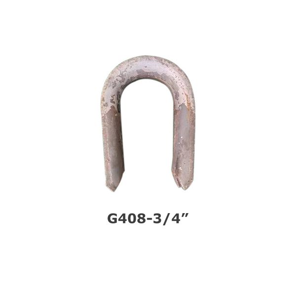 Anel de cordame estilo americano G408 dedal de cabo de aço
