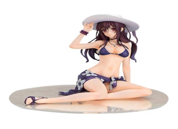 Saekano Wie man eine langweilige Freundin großzieht Utaha 16CM Kasumigaoka Badeanzug Sexy Girl Figur PVC Action Collection Modell Puppe Geschenke X5478495