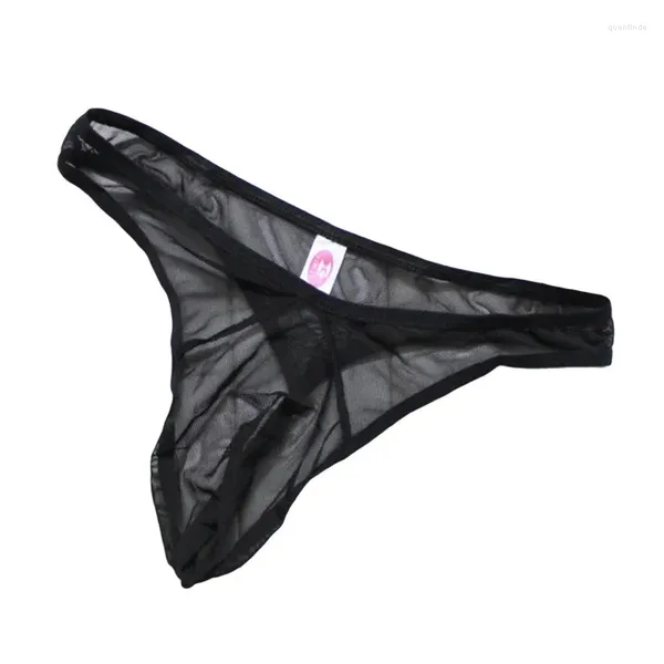 Mutande Intimo da uomo T Back G-String Slip Maschio Sexy Casual Traspirante Perizoma Lingerie Uomo Tinta unita Vita bassa Mutandine comode