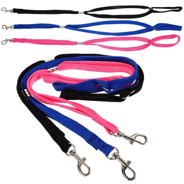 Coleiras para cães 6 pcs Pet Grooming Ring Chain Leash Bathing Cord Belt Loop Nylon Rope Strap
