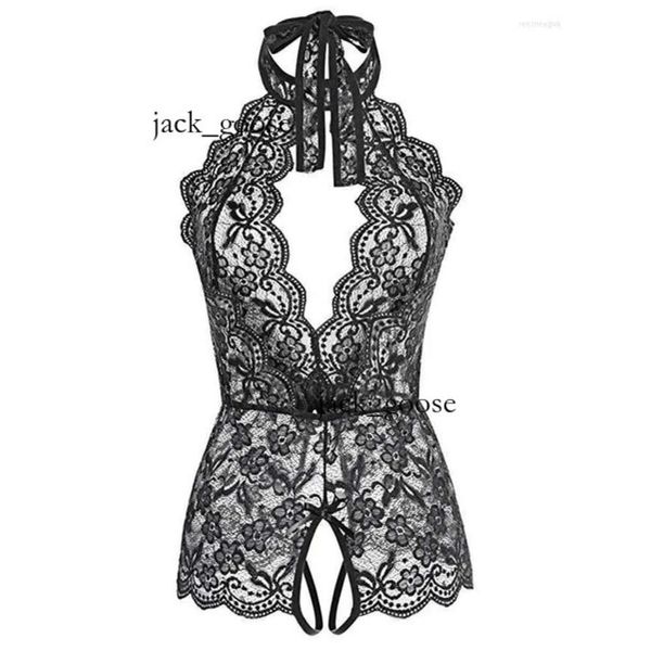 Lingerie sexy erótica pornô conjunto de lingerie feminina sleepwear feminino profundo v aberto lingerie erótica renda transparente sutiã conjunto trajes sexy crotchless bodysuit feminino und 753