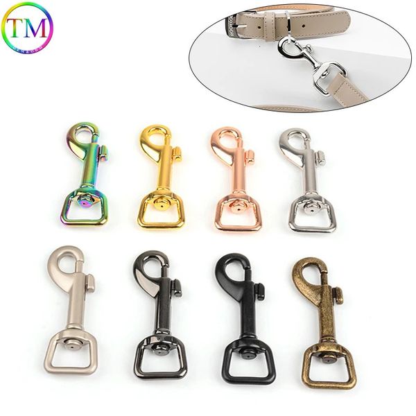 15/20/25/30mm Metal Snap Hook Çanta Çanta Kemeri Çanta Kayışı Omuz Çantası Zinciri Konnektör Tepeli Döner Tetik Klipsi Kelele 240112