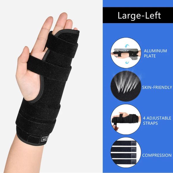 1 stücke Einstellbare Kompression Finger Halter Brace Schutz Sport Handgelenk Daumen Hände Arthritis Schiene Unterstützung Schutz Schutz 240112