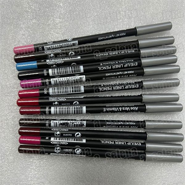 Marca EYE/LIP Liner Pencil Aloe Vitamin E 1.5g 12 cores Eyeliner Pencil
