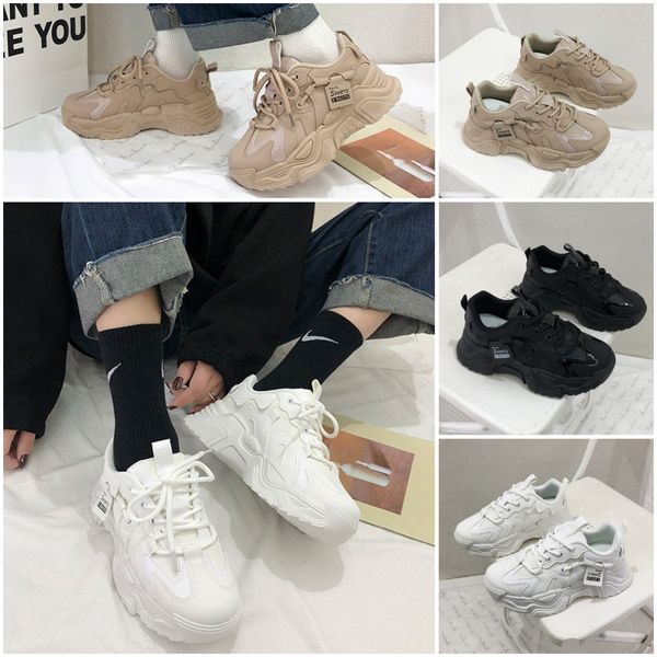 Scarpe casual Scarpe firmate da donna Chunky Sneakers Spring Breath Lace Up Dad Shoes Sneaker con zeppa a testa tonda sportiva eur 35-40 comfort