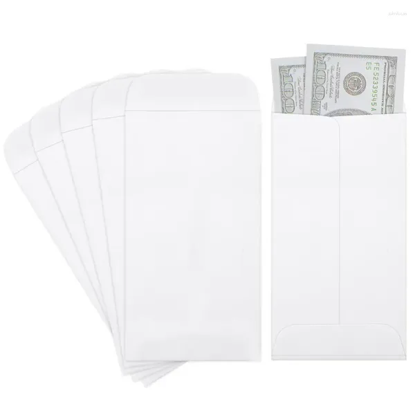 Envoltório de presente sacos de armazenamento dinheiro 50pcs cor brilhante envelopes de dinheiro resistente ao desgaste recipientes de moedas diy