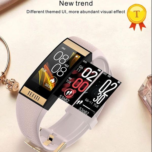 Armbänder bestes Geschenk für Frau Frauen Design Schwimmen Smartwatch Herzfrequenz Blutdruck Smart Band Fitness Tracker Sport Armbanduhr PK S1