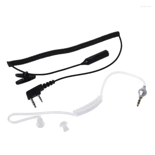 Schalen 2-poliges PMic-Headset an 3,5-mm-Luftakustikrohr-Ohrhörer für Baofeng UV-5R 888s