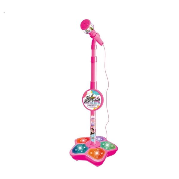N80C пластиковый микрофон-игрушка для детей сенсорное пение детский караоке музыкальный инструмент образовательный подарок для малышей 240112