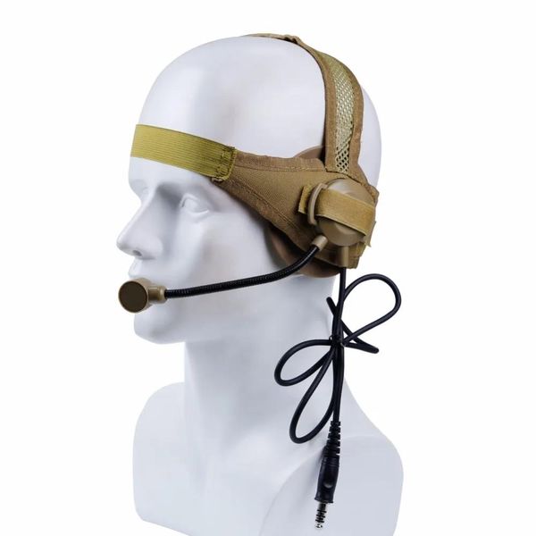 Talkie Tactical Headset II mit Mikrofon für militärische CS-Schießen, Jagdspiele, Walkie-Talkie