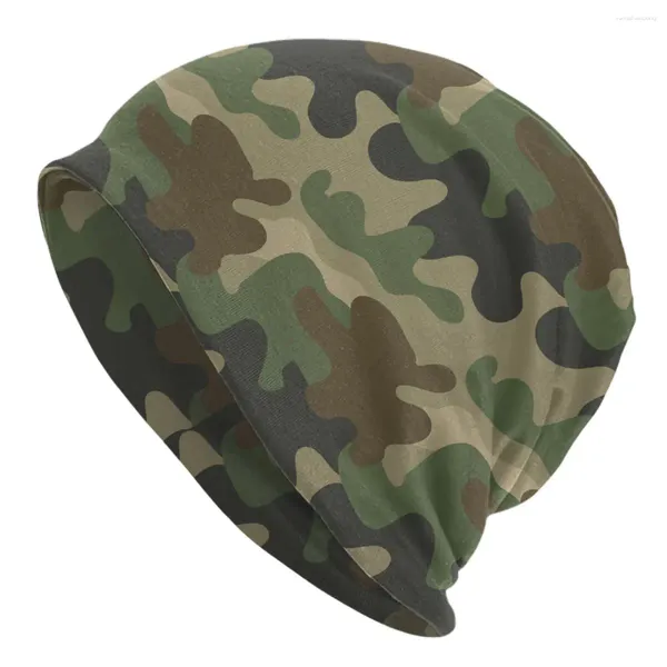 Berets Camouflage Cap Casual Männer Frauen Outdoor Skullies Beanies Hut Sommer Warme Dual-use-Motorhaube Hüte