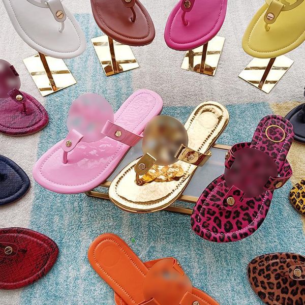 10a factory double tazz Slipper Flip Flop woman Designer Sandal summer Sandale flat heel Sliders Leather loafer Luxury shoe Man leopard print beach Casual Mule Slide
