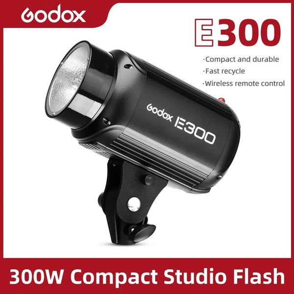 Parçalar Godox E300 300W Photography Studio Strobe Fotoğraf Flash Light Studio Flash