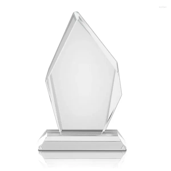 Estatuetas decorativas personalizadas moldura de cristal romântico po personalizada diy lembrança de casamento presentes acessórios de decoração de casa moderna