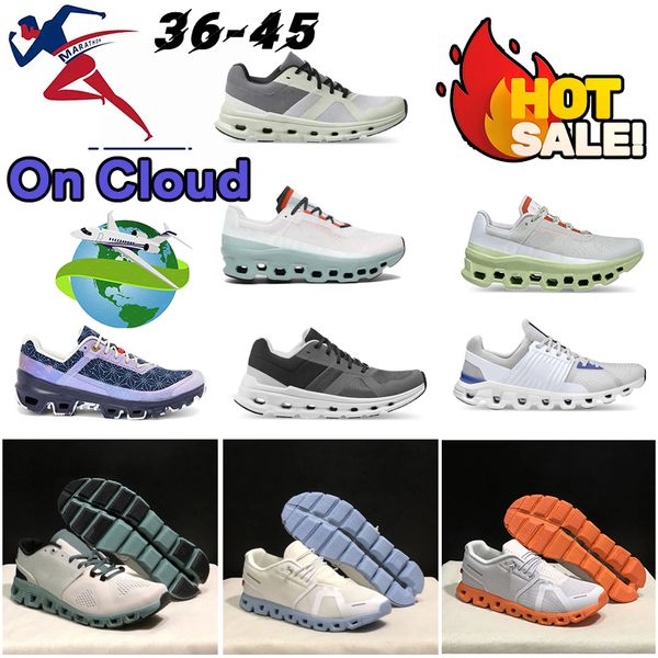 Sapatos de grife Running Shoes Monster Runner Sports Oncloudss Mulheres Eclipse Cúrcuma Ferro Hay Lumos Preto Homens Mulheres Treinador Sneakers Soft Comfort EUR 36 - 45