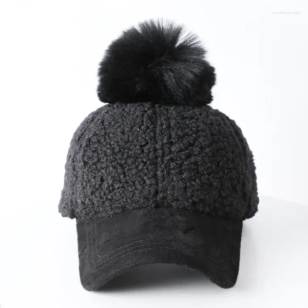 Осенние и зимние бейсбольные кепки, милая женская шапка с головным убором, теплая удобная кепка, модная универсальная бейсболка