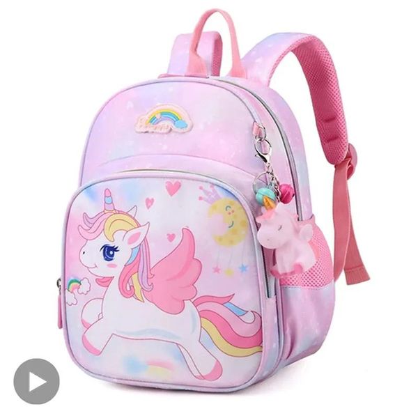 Сумки рюкзак милый школьная сумка Unicorn Back Pack Kawaii для девочек дети детские детские класс школьный класс школьный пакет первичный детский сад детский багпак