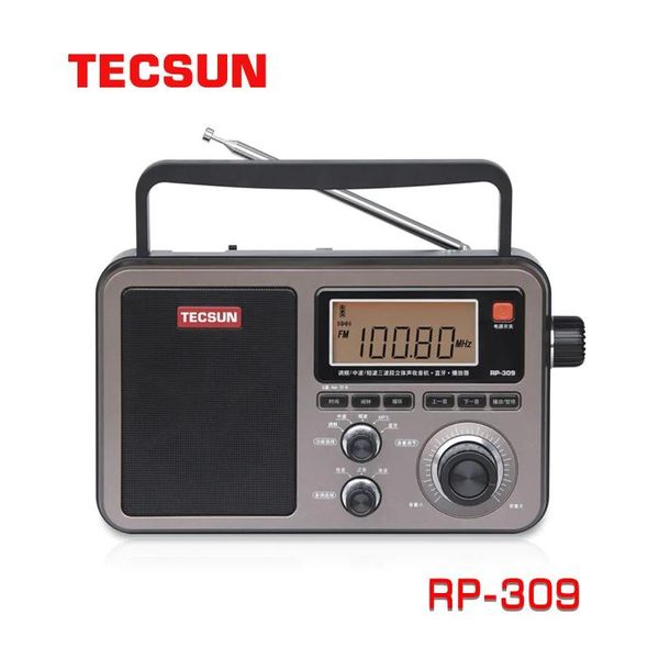 Радио Tecsun RP309 Портативное радио DSP Tecsun Rp309 WAV Ape FLAC Bluetooth FM SW USB TF SD-карта MP3